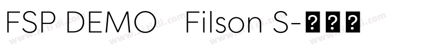 FSP DEMO   Filson S字体转换
